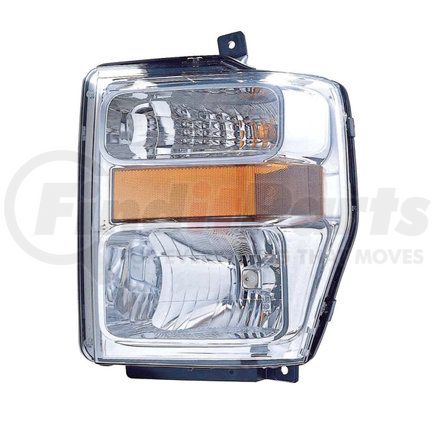 DEPO K30-1137L-AC1 Headlight, LH, Chrome Housing, Clear Lens, Aero Style, CAPA Certified