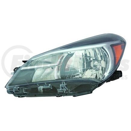DEPO 312-11F3L-UC2 Headlight, LH, Assembly, Multi-Reflector Type, Composite