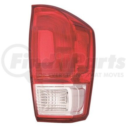 DEPO 312-19ACR-ACVCR Tail Light, RH, Assembly, Red Bezel