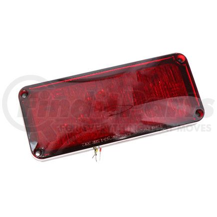 Tecniq K70STR0-1 Brake / Tail / Turn Signal Light, 7 in.x 3 in., 9 LED, Steady Red Lens