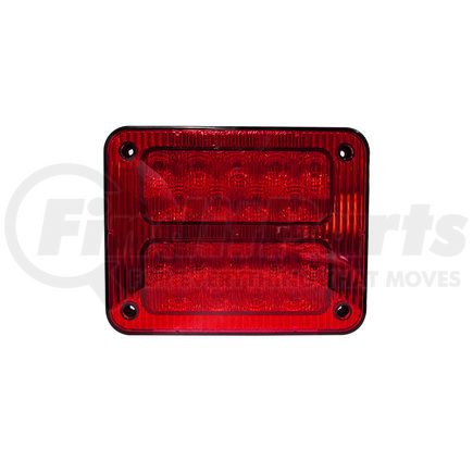 Tecniq K90STR0-1 Flasher Light, K90 Series, 9 x 7, Steady, STT, Red Lens