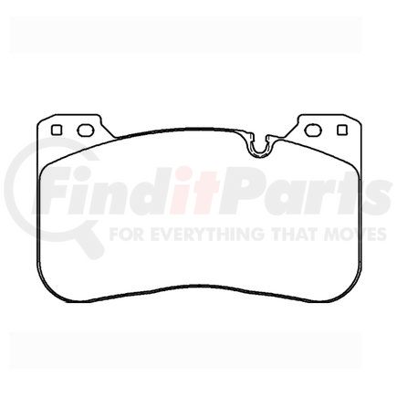 HELLA 355025991 Disc Brake Pad Set