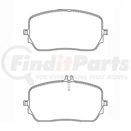 HELLA 355039211 Disc Brake Pad Set