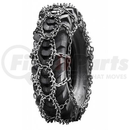 Quality Chain 2924NSG-11 Loader/Grader Nordic Super Grip Chain, Studded Link Alloy, Diamond Pattern, 11mm