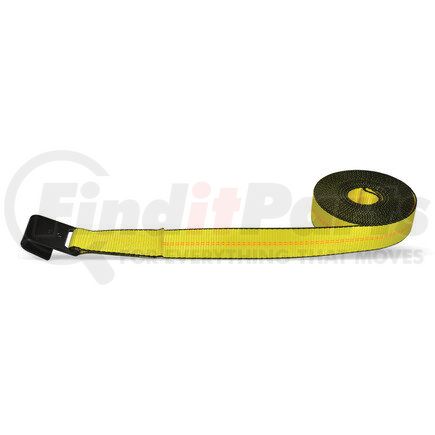 Quality Chain CC3306FH Winch Strap, 3" x 30', with Flat Hook