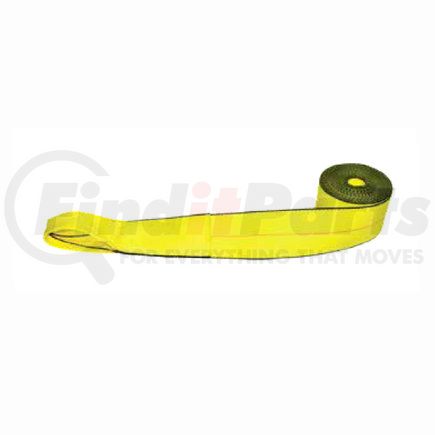 Quality Chain CC4305SL Winch Strap, 4" x 30', with Sewn Loop