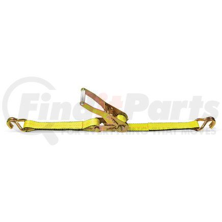 Quality Chain CC23060WH 2" x 30' Ratchet Strap, with Wire Hooks
