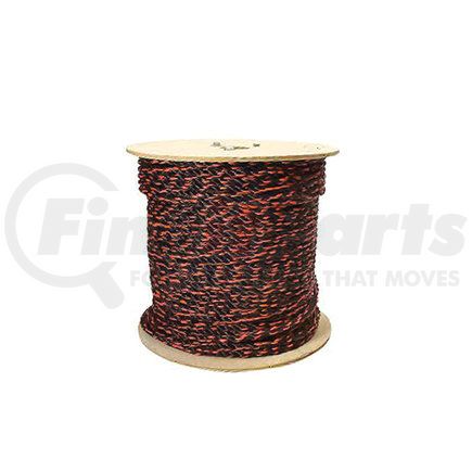 Quality Chain CCTR38100 3/8" x 100' California Truck Rope, Black & Orange