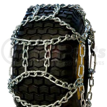 Quality Chain HP1325 Snow Blower Garden Tractor, Round Twist Link, H-Pattern Style, 8mm