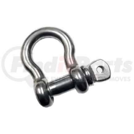 Quality Chain SPB500 1/2" Bow Shackle, 316 Stainless Steel