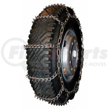 Quality Chain TR460445 Studded Link, Ladder Style, 4-Link Spacing, 8mm, with Cams, Commercial Truck, Trygg Studded Truck