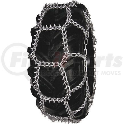 Quality Chain TR602910 Loader/Grader, Trygg SMT Flexi, Studded Link Alloy, Net Style, 8mm