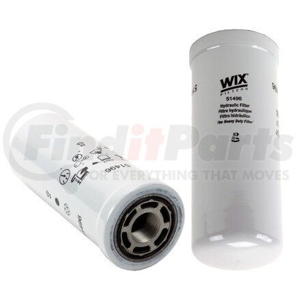 WIX FILTERS 51496 - spin-on hydraulic filter | wix spin-on hydraulic filter