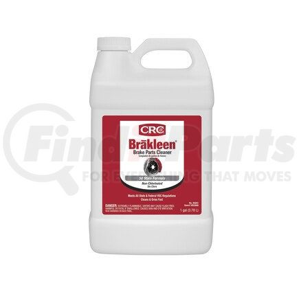 CRC 05051 Brakleen® Brake Parts Cleaner - Non-Chlorinated, 50-State Formula, 1 Gallon