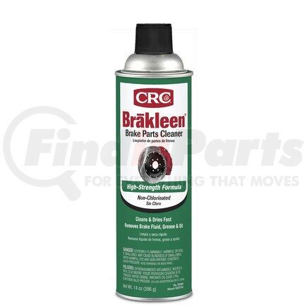 CRC 05088 CRC Brakleen Non-Chlorinated Brake Parts Cleaners - 14 oz Aerosol Can - 05088
