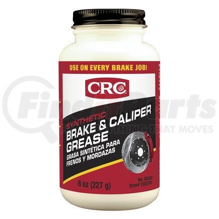 CRC 05359 Brake Caliper Synthetic Grease, 8 oz Bottle,