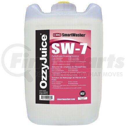 CRC 14721 OzzyJuice SW-7 Parts/Brake Cleaning Solution - 5 Gallon