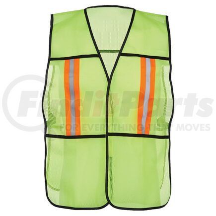 JJ KELLER 65204 SAFEGEAR™ Hi-Vis Universal Safety Vest - Lime, Hook & Loop