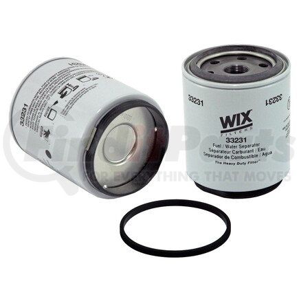 WIX FILTERS 33231 - spin on fuel water separator w/ open end bottom | wix spin on fuel water separator w/ open end bottom