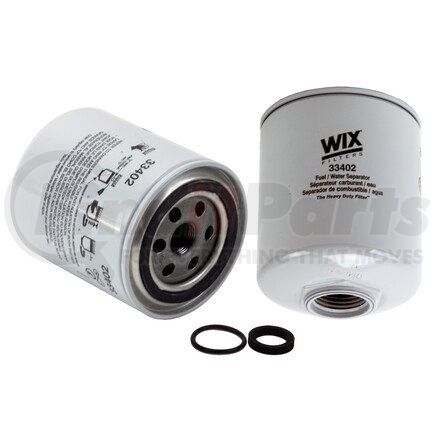 WIX Filters 33402 WIX Spin On Fuel Water Separator w/ Open End Bottom