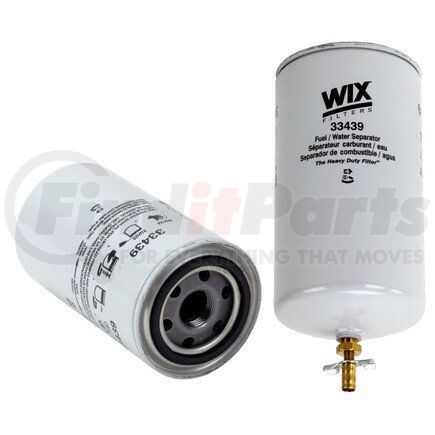WIX Filters 33439 Fuel Water Seperator Filter - 14 Micron, Spin-On Design, 12 GPM