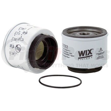 WIX Filters 33582 WIX Spin On Fuel Water Separator w/ Open End Bottom