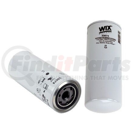 WIX FILTERS 33674 - spin-on fuel filter | wix spin-on fuel filter