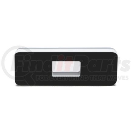 Oracle Lighting 3141-O-001 LED Letter Badges - Matte Black "O", White LED, 12V DC, 3.75 x 1.4 in.