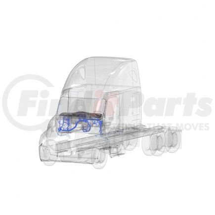 Freightliner S67-00166-055 Dashboard Wiring Harness - P4, 10/OBD16/GHG17