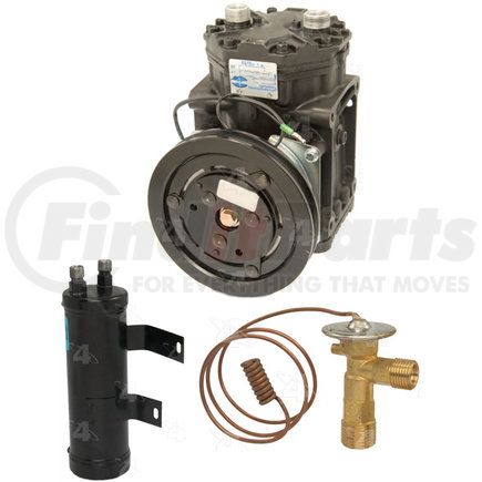 Four Seasons TSN0100 A/C Compressor and Component Kit - Prefilled with OE-Specified Oil