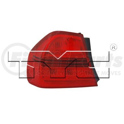 TYC 110908009 CAPA Certified Tail Light Assembly