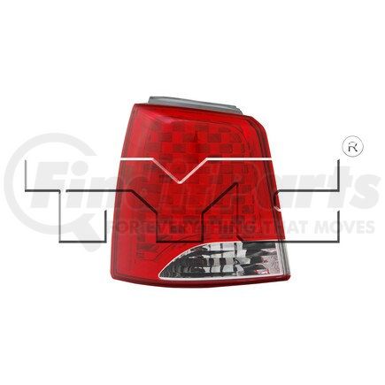 TYC 11-11706-00-9  CAPA Certified Tail Light Assembly