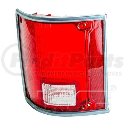 TYC 11-1283-09  Tail Light Lens