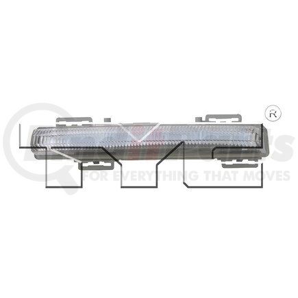 TYC 12-5300-00-9  CAPA Certified Daytime Running Light Assembly