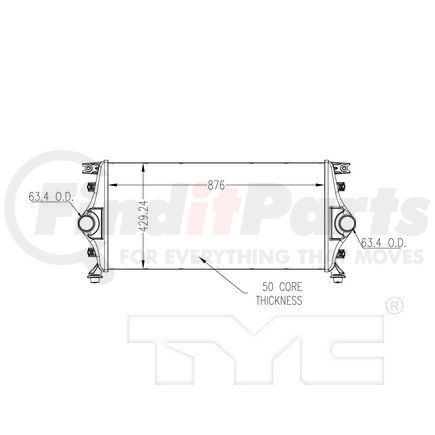 TYC 18090  Intercooler