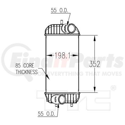 TYC 18092  Intercooler