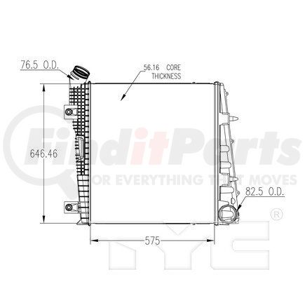 TYC 18093  Intercooler