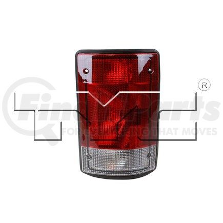 TYC 11-5007-80-9  CAPA Certified Tail Light Assembly