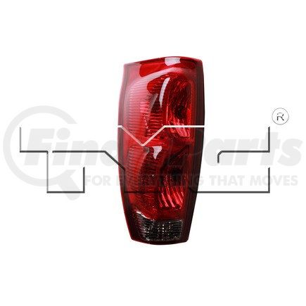 TYC 11-5890-00 Tail Light Assembly