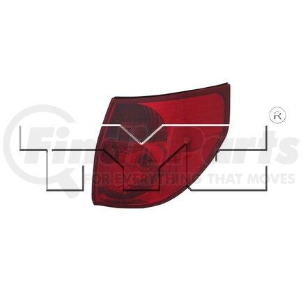 TYC 11-6205-00-9  CAPA Certified Tail Light Assembly