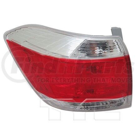 TYC 11-6350-00-9 CAPA Certified Tail Light Assembly