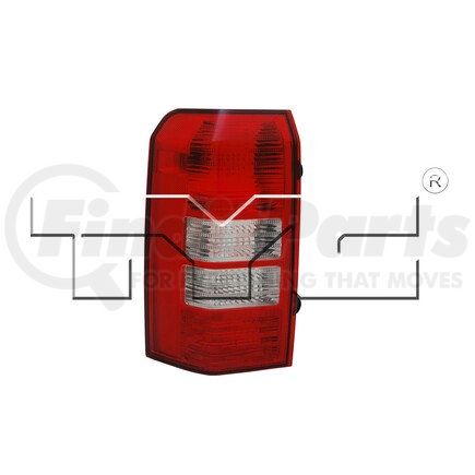 TYC 11-6424-00  Tail Light Assembly