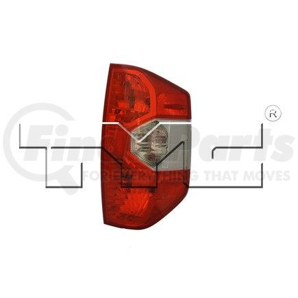 TYC 11-6641-00-9  CAPA Certified Tail Light Assembly