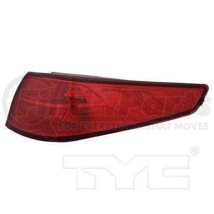 TYC 11-6725-00-9  CAPA Certified Tail Light Assembly