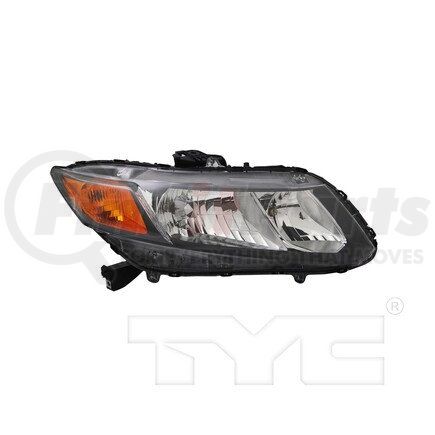 TYC 20-9209-00-9  CAPA Certified Headlight Assembly