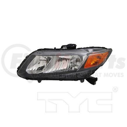 TYC 20-9210-00-9 CAPA Certified Headlight Assembly