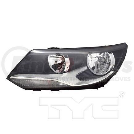 TYC 20-9582-00-9 CAPA Certified Headlight Assembly