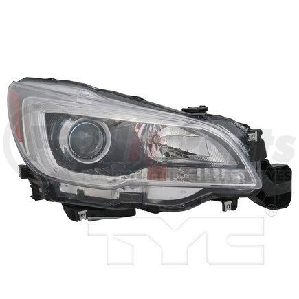 TYC 20-9593-00-9 CAPA Certified Headlight Assembly