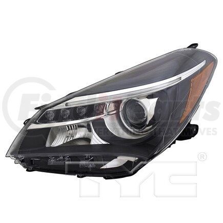 TYC 20-9634-01-9  CAPA Certified Headlight Assembly