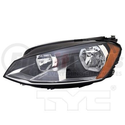 TYC 20-9700-00-9 CAPA Certified Headlight Assembly